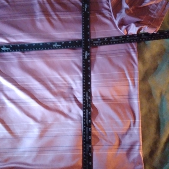 PGA  pro series polo golf shirt XXL Mauve with stripes 100% polyester Polo shi… - Picture 11 of 14